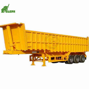 Fabricants d'usine de remorques à benne basculante de 45 mètres cubes à vendre - Product Image 3