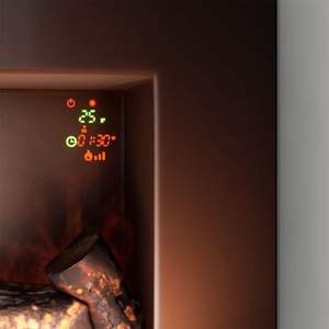 <span class=keywords><strong>Chimenea</strong></span> eléctrica directa de fábrica de 22 pulgadas, 2000W de potencia, 2 luces LED, 20 M2 de cobertura, 2200 llamas curvas, control remoto, listo, 2 niveles de potencia - Product Image 2