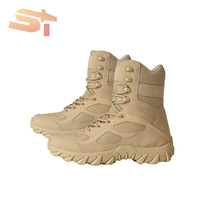 Chaussures de randonnée tactiques mi-hautes SIKE pour hommes - Chaussures de sport en tissu mesh, nouvelles bottes d'entraînement