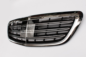 Rejilla frontal sin visión nocturna para Mercedes, kit de carrocería con estilo S65, compatible con modelos W222 S, clase S680S560, 2014 a 2019 - Product Image 4