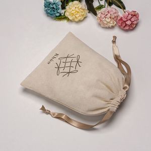 High Quality Custom Gift Bags Muslin Cotton <b>Drawstring</b> Christmas Wedding Candy Packaging <b>Pouch</b> - Product Image 4
