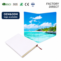 Business und Office Style Sublimation Leder Softcover Notebook Einhorn Design Student Übung Wasserdichtes Notebook mit Logo