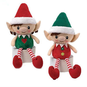 Super Soft and Cuddly PP Cotton Filled Christmas Plush <strong>Toys</strong> Cute <strong>Elf</strong> Stuffed Animal for Children's Gift - Product Image 1