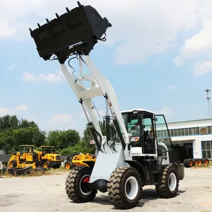 Novo mini balde telescópico para venda, acessório para máquina de carregadeira de rodas articulada compacta chinesa, sino de dentes de cimento