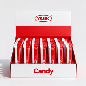 Eco-Friendly Biodegradable Recycled Kraft Paper Foldable <b>Display</b> <b>Box</b>-Custom Logo Four-Color Printed for Snacks Candy Mini - Product Image 5