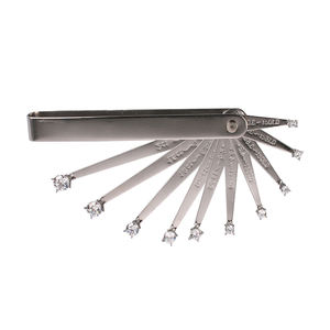 Kits de mesure pour vendeurs de bijoux, <span class=keywords><strong>baguette</strong></span> de mesure de diamants de 0,1 à 2 carats, jauge de <span class=keywords><strong>taille</strong></span> de pierre ronde de 10 carats - Product Image 4