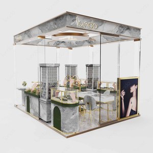 Thiết kế bộ sưu tập thương hiệu xem cửa sổ giới thiệu thông minh cửa hàng bán lẻ kiosk hiển thị trường hợp với khóa và ngăn kéo - Product Image 5