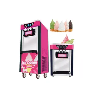 Coffee shop Ice Cream MachineProfessional Ice Cream Maker Manufacturer Commercial Soft Serve Ice Cream Making Machine Pop