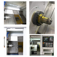 Torno CNC LICHI de un solo husillo horizontal de servicio medio y larga vida útil, modelo LC-25X/36XZ, motor de 220V, precio competitivo.