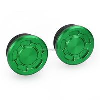 Accesorios de motocicleta para Kawasaki KLR650 marco agujero cubierta protector marco lateral agujero tornillo decorativo KLR 650 1987-2024 2023 2022