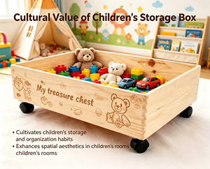 Caja <span class=keywords><strong>de</strong></span> <span class=keywords><strong>Juguetes</strong></span> <span class=keywords><strong>de</strong></span> <span class=keywords><strong>Madera</strong></span> <span class=keywords><strong>con</strong></span> <span class=keywords><strong>Ruedas</strong></span> <span class=keywords><strong>para</strong></span> Niños, Caja del Tesoro <span class=keywords><strong>de</strong></span> <span class=keywords><strong>Madera</strong></span> <span class=keywords><strong>de</strong></span> Pino Natural <span class=keywords><strong>con</strong></span> <span class=keywords><strong>Ruedas</strong></span> <span class=keywords><strong>para</strong></span> Guardería - Product Image 4