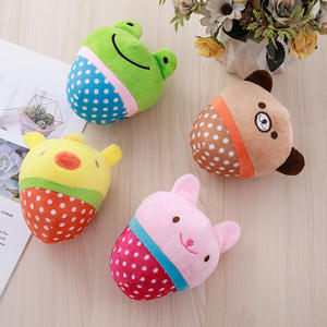 Giocattolo Morbido a Forma di Animale con Punte per Cani di Piccola Taglia, Giocattolo Interattivo Sonoro per Addestramento e Lancio, Accessori per Animali Domestici - Product Image 2