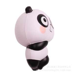 Pu Foam Running Panda Slow <b>Rebound</b> Toy Festival Gift Desk Decoration 2 To 4 Years Unisex - Product Image 3