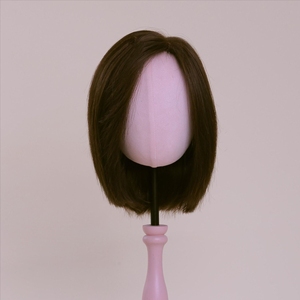 Cao Cấp Thanh Lịch Phụ Nữ Tự Nhiên Bob Tóc Giả Tóc Con Người Rượu Vang Đỏ Ánh Sáng Màu Nâu Hình Ảnh Chiều Dài Làm Bằng Tay Tóc Giả Cho Phụ Nữ - Product Image 4