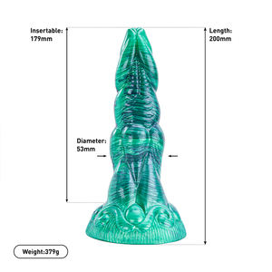 Большой силиконовый дилдо в форме дракона с реалистичными характеристиками для анальной стимуляции и удовольствия от точки G для женщин - Product Image 6