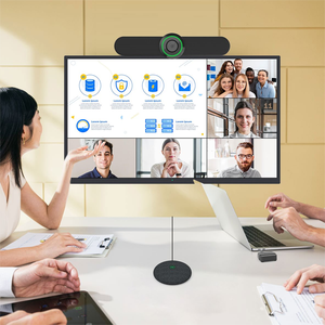 Sistema de Solución de Colaboración para Conferencias Inalámbricas <span class=keywords><strong>BYOM</strong></span>/BYOD, Cámara 4K, Micrófono y Altavoz Integrados, con Micrófono de Extensión con Dongle USB Tipo C - Product Image 1