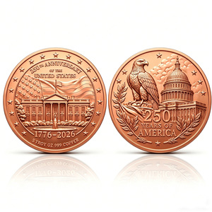 <span class=keywords><strong>Moneta</strong></span> commemorativa USA in rame puro 999 da 5 once, con rilievo 3D, per il 250° anniversario degli Stati Uniti - Product Image 2