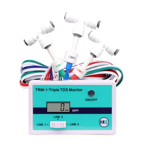 TRM-1 3-Linien-TDS Online-Wasserqualitätsdetektor digitaler Eingang-Auslass-TDS-Wert Detektion mit 3 Tees-Monitor