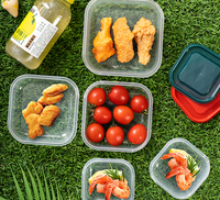 Nieuwe Huishoudelijke Voedsel Fruit Verpakking Opbergdoos, Plastic Bewaardoos, Sorteerdoos, 17 Stuk Een Set Gemengde Bestelling Leverancier Met Herverpakking