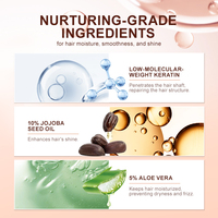 Produk Perawatan Masker Rambut Label Pribadi, Masker Rambut Reduktif Ikatan Disulfida, Masker Rambut Keratin Organik Perbaikan Mendalam, Masker Rambut Kuat