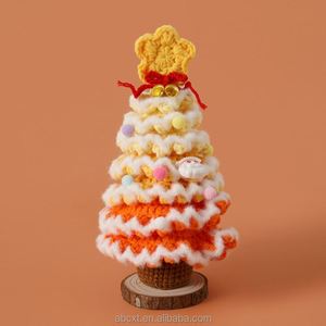 Handmade Crocheted Christmas <b>Tree</b> Ornaments Crochet Christmas <b>Tree</b> Decor - Product Image 5