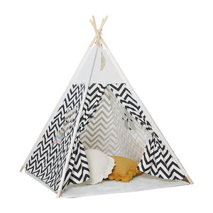 Maibeibi Tente d'intérieur en toile de coton pour bébé, <span class=keywords><strong>tipi</strong></span>, cabane de jeu pour garçons et filles, tente indienne pour enfants - Product Image 1