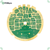 Circuit imprimé haute fréquence Rogers RT Duroid 5880 5870 en PTFE pour antenne de communication par satellite