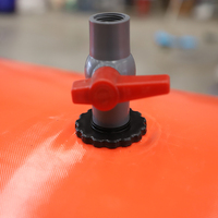 Barrière de contrôle des inondations en PVC écologique avec capacité de 250L à 10000L, déviation d'eau réutilisable pour la protection des entrées périmétriques