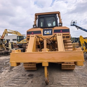 รถดันดิน CAT D8R พร้อมระบบตีนตะขาบและใบมีดสำหรับงานก่อสร้าง - Product Image 2