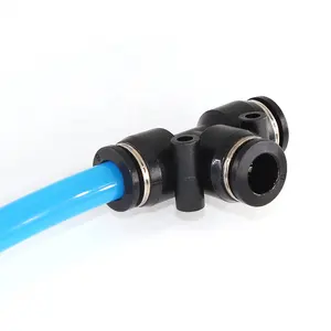 Quick Coupler Coupling Air Hose Fittings Black Plastic Pneumatic Fittings Pneumatic Parts Push In Fittings Tube Connector