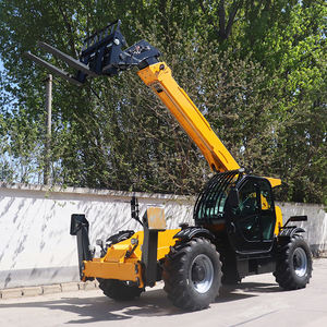 डीजल 4wd टेलीहैंडलर फोर्कलिफ्ट 3-5 टन अनुकूलन योग्य लिफ्ट ऊंचाई टेलीस्कोपिक मस्तूल टार्क टार्क टार्क - Product Image 3