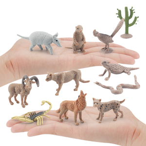 HY Toys simulación transfronteriza desierto animal modelo serpiente de cascabel Cactus marmota Coyote escorpión Decoración de mesa - Product Image 1