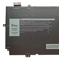 Baterai Laptop Isi Ulang Li-ion 52TWH XX3T7 7.6V untuk Dell XPS 13 7390 9310(2-IN-1) P103G001 P103G002 X1W0D 00FDRT Tersedia