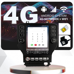 Navihua Tesla Màn hình thẳng đứng Android xe đài phát thanh đa phương tiện headunit Màn hình <span class=keywords><strong>GPS</strong></span> Hệ thống định vị cho <span class=keywords><strong>Ford</strong></span> <span class=keywords><strong>Mustang</strong></span> 2015 2020 - Product Image 4