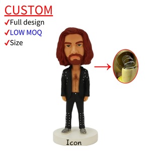 Quick Delivery Custom Polyresin Handmade <strong>Hand</strong>-painted TV &amp; Movie Character Bobblehead <strong>Statue</strong> Designed As Per Your Request - Product Image 1