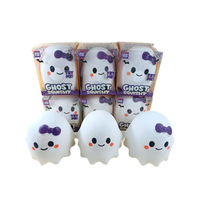 Jouet Squishy Fantôme d'Halloween de 16 cm, à Remontée Lente, en TPR, Anti-Stress, Doux et Effrayant, Idéal pour les Fêtes d'Enfants