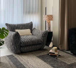 <span class=keywords><strong>Fauteuil</strong></span> individuel en bois de style français d'inspiration <span class=keywords><strong>vintage</strong></span> pour salon, chambre, bureau ou chaise longue confortable - Product Image 3