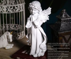 الأكثر مبيعًا فتاة صغيرة ملاك هدايا السيراميك تماثيل السيراميك الملاك الصغير - Product Image 3