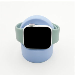 Soporte de cargador de silicona Puertos de alimentación para reloj de teléfono móvil Soporte de acoplamiento Estación de carga de reloj inteligente Dock para <span class=keywords><strong>Apple</strong></span> <span class=keywords><strong>Watch</strong></span> - Product Image 6