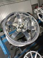 Jantes de voiture monobloc en alliage forgé Polished Deep Dish Racing Te37 Sl pour Lexus Is300 Is350 Is500 Rc350 Rc F