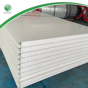 Panneau sandwich EPS au design moderne personnalisé pour toitures et <span class=keywords><strong>murs</strong></span> d'hôtels – Meilleur <span class=keywords><strong>prix</strong></span>, installation facile, <span class=keywords><strong>isolation</strong></span> en panneaux métalliques - Product Image 5