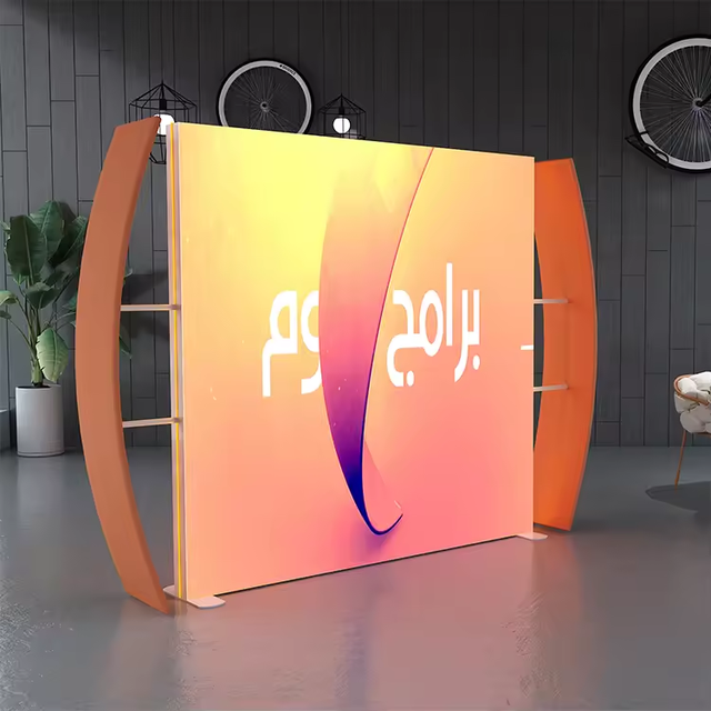 TianLang Portable SEG LED Backlit Light Box Double Sides Toolless Customized Print Tools Free Exhibition Booth