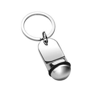 Portachiavi in Metallo Personalizzato, Elegante Moschettone per Hotel con Stampa Offset e UV, Realizzato in Ottone e Acciaio Inossidabile, Senza Scatola - Product Image 1