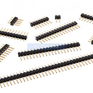 254mm Spacing 1 <strong>2</strong> <strong>3</strong> 4 5 6 7 8 10 1240p Single Row straight pin 3U goldplated - Product Image 1