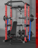 Entrenador funcional Power Cage Fitnesscable Crossover Machine Squat Rack Smith Machine con polea