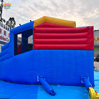 Combo gonflable en PVC très vendu - Utilisation intérieure/extérieure pour les zones résidentielles et scolaires Glissade gonflable