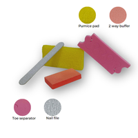 Kit complet de pédicure Dipsosable pour Nail Art, sélection parfaite pour démarrer une nouvelle entreprise avec quantité minimale de commande et une haute qualité