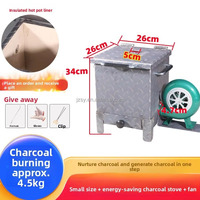 Fourneau de préchauffage au charbon de bois commercial robuste pour restaurant et grillades