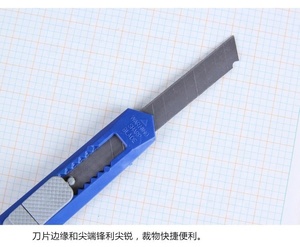 Cuchillo de Oficina de Acero de 9 mm con Cortador de Cinta Adhesiva, para Manualidades y Uso Diario, Precio Competitivo, Personalizable OEM - Product Image 2