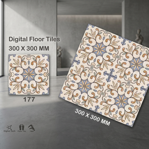 Carreaux de céramique numériques mats de qualité supérieure Vistaar 400x400mm, prix abordable, importés d'Inde, pour salles de bain, halls, murs et sols extérieurs - Product Image 3